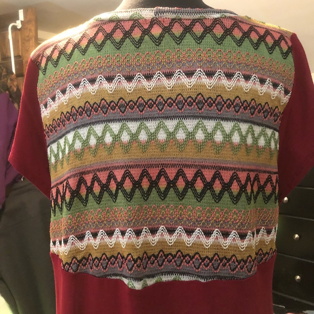 Sun & Moon high low top knit top